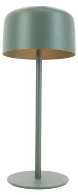 Produktbild von EGLO Solar Tischleuchte Roccanova, Akku Tischlampe Outdoor, touch dimmbar in 3 Stufen, Solarlampe für Balkon und Garten, Stahl in Grün, warmweiß, IP44