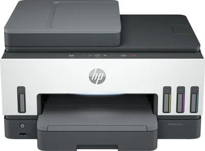 Image de HP Smart Tank 790 All-in-One - Impression - Copie - Numérisation - Télécopie - ADF et sans fil - Chargeur automatique de documents (35 feuilles), Numérisation vers PDF, Impression recto-verso - Thermique à jet d'encre - couleur - 4800 x 1200 DPI - A4 - impression directe - gris