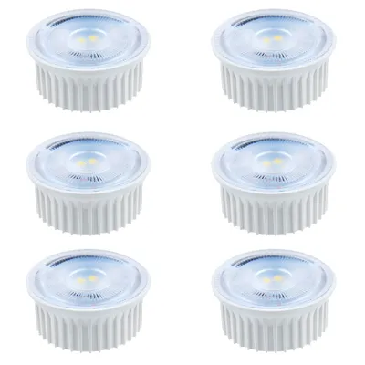 Produktbild von 6 x LED Leuchtmittel Modul 5W Linse 230V 2cm flach warmweiß 3000K flood 38° DIMMBAR