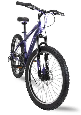 Image de VTT Huffy Extent 24 pouces,Vélo enfant, 9 à 12 ans, Violet