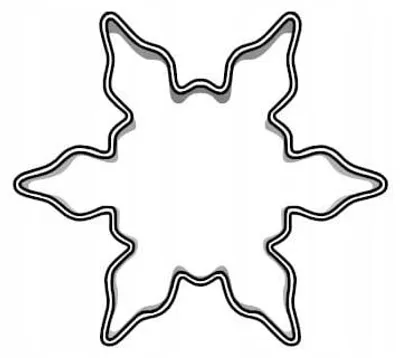 Produktbild von EkoForemki Ausstecher Schneeflocke Plätzchen Weihnachten 5cm