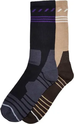 Image de Urban Classics TB3742 | Hiking Performance Socks 2-Pack - Couleur : black/unionbeige - Taille : 35-38