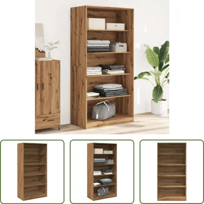 Immagine prodotto di The Living Store Armadio rovere Artigianale 100x50x200 cm materiale in legno