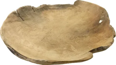 Produktbild von Runde Schale Durchmesser 40 Cm Teakboho Holz