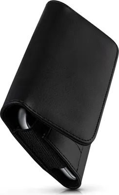 Produktbild von moex® Handy Quertasche kompatibel mit CAT S62 Pro - Hülle mit Gürtelclip, Schwarz