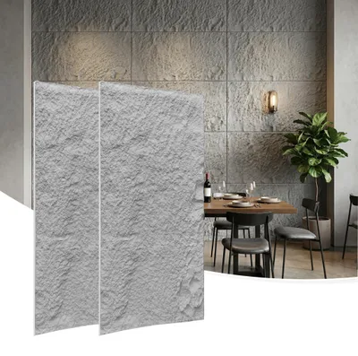 Produktbild von 3D-Wandpaneele mit Steinoptik für Küche und Wohnzimmer