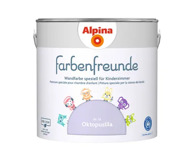 Produktbild von Alpina Farbenfreunde Nr. 18 Oktopuslila 2,5 Liter matt