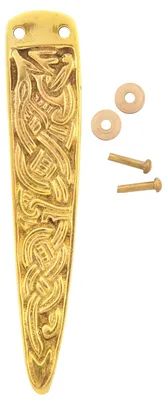 Produktbild von Wikinger Gürtelendbeschlag, Messing