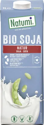 NAPÓJ SOJOWY BEZ DODATKU CUKRÓW BEZGLUTENOWY BIO 1 L - NATUMI