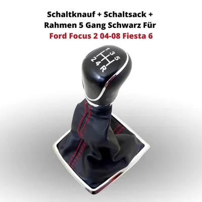 Immagine prodotto di Pomello cambio + borsa cambio + telaio 5 velocità nero Per Ford Focus 2 04-08 Fiesta 6