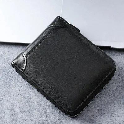 Obrázek produktu pro Multifunkční pánská peněženka s klipem, černá, 1 ks, 11,5 x 9,5 cm