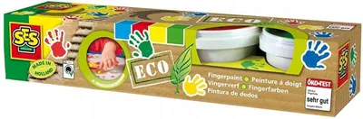 Produktbild von SES Creative Fingerfarben Kinder 4er-Set 110ml