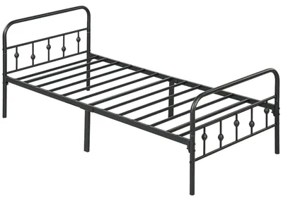 Zdjęcie produktu dla Łóżko składane 200x90 cm, metalowy stelaż, oszczędność miejsca