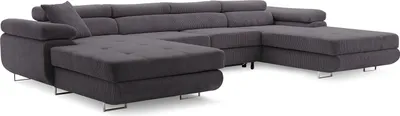 Produktbild von Ecksofa RIGATTO III PRO mit Schlaffunktion - Eckcouch mit Bettkasten - POSO 022