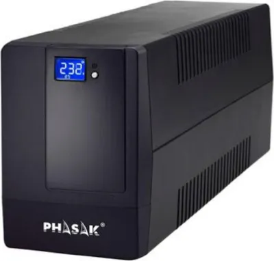 Produktbild von Phasak Esential, Line-Interaktiv, 1 kVA, 600 W, Pseudo sine, 220 V, 240 V