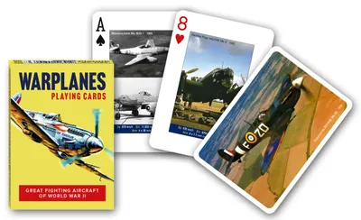 Produktbild von Piatnik 1164 - Warplanes Kartenspiel 55 Blatt