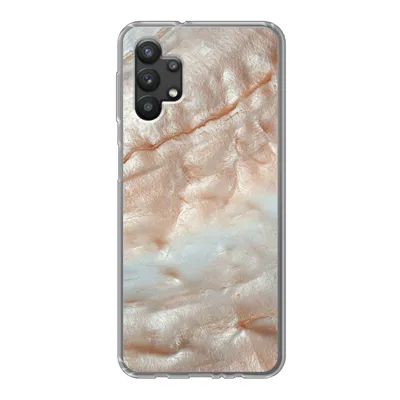 Produktbild von MuchoWow® Handyhülle Schutzhülle Hülle für Samsung Galaxy A32 5G Mineralien - Naturstein - Perlmutt Silikon Softcase Handy Hülle - Softcase