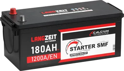 Produktbild von Langzeit LKW Batterie 12V 180Ah 1200AEN SMF Batterie verschlossen Starterbatterie Schlepper Traktor statt 155ah 170Ah