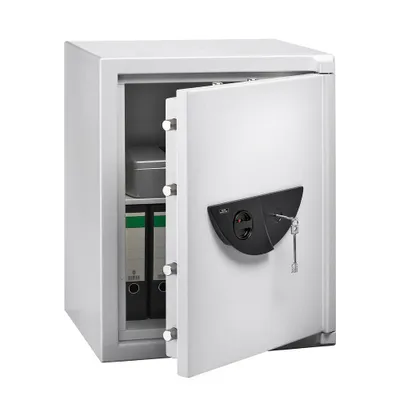Produktbild von BURG WÄCHTER Sicherheitsschrank WS Office 802 K 300 Sicherheitsstufe B nach VDMA 24992 lichtgrau 64,1 x 55,4 x 81,6 cm