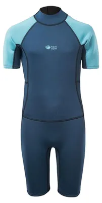 Produktbild von Aquawave - "Surfo" Neoprenanzug für Kinder IG3090 (164) (Gibraltar Meer Blau/Dunkel-Türkis)