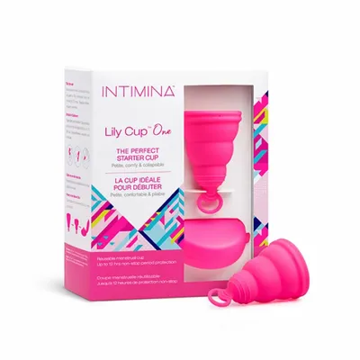 Image de Intimina - Lily Cup One - l'étui à menstruations pour les jeunes filles, l'étui à menstruations pour les adolescentes