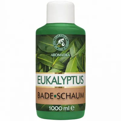 Produktbild von Badeschaum Eukalyptus 1000 ml - Badewanne mit Ätherischem Eukalyptusöl - Körperpflege - Hautpflege - Baden - Badezusatz - Schaumbäder - Aromatherapie