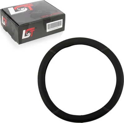 Produktbild von Lenkradbezug Ø 38 cm 15 Zoll schwarz rot blau für KIA für HYUNDAI für DAEWOO