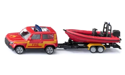 Immagine prodotto di Sieper SIKU Land Rover Defender con barca