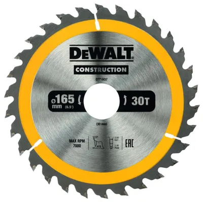 Produktbild von DEWALT Kreissaegeblatt Handkr. 165/20mm 18WZ