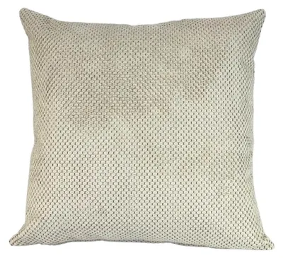 Produktbild von 50 x 50 cm Dekokissen „Zefir dot“ Hellbeige Samt
