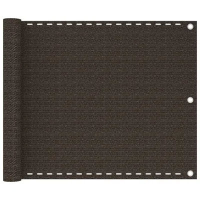Obrázok produktu pre Balkónová zástena na ochranu súkromia hnedá 75x500 cm HDPE
