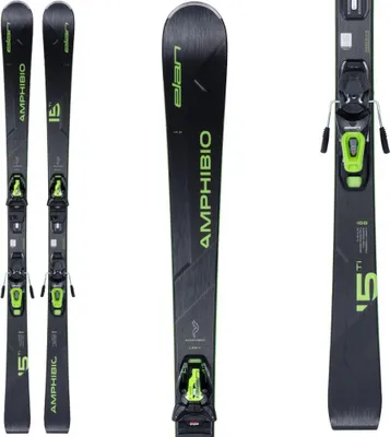 Produktbild von Alpinski ELAN Amphibio 15 TI ShiftX + EL S 11.0 Bindungen Schwarz 176 cm