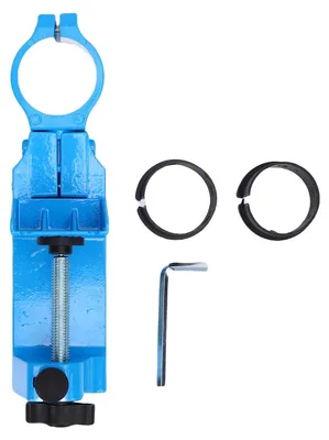 Image de Pince de fixation, étau, support de perçage, réglable à 360 degrés, support en alliage d'aluminium