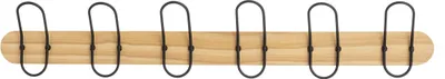 Obrázek produktu pro Nástěnný věšák do předsíně s 6 háčky, 77 cm