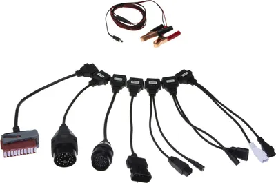 Immagine prodotto di Set adattatori OBD1 OBD2 8in1 Cars per auto compatibile con interfaccia diagnostica AutoCom CDP+ Cavo 12V