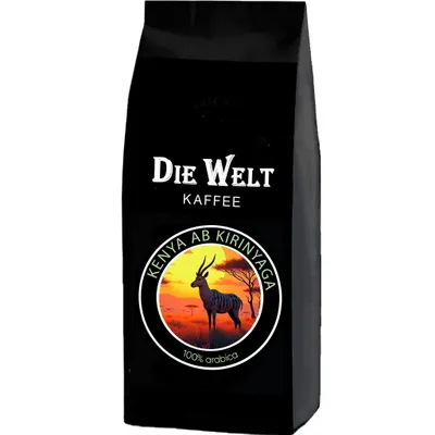 Produktbild von Die Welt Kaffee Kenia Kirinyaga Kaffeebohnen 1000g