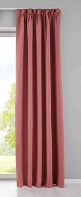 Produktbild von Gardinenbox Vorhang Blickdicht »Newyork« verdeckte Schlaufen Altrosa HxB 245x295
