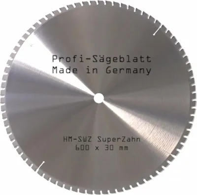 Produktbild von HM SWZ Kreissägeblatt 600 x 30 Z= 78 SUPER nagelfest Sägeblatt Ersatzsägeblatt für Bauholz Naturholz Brennholz Hartholz Schalholz Faserplatten für Wippsäge Tischkreissäge Kreissäge Brennholzsäge