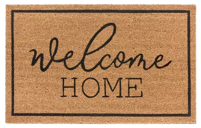 Produktbild von NYVI Fußmatte Mix Mats - Wetterfest, Strapazierfähig, für Innen und Außen - Fußabtreter Schmutzfangmatte - 45x75 cm Rechteckig - Welcome Home