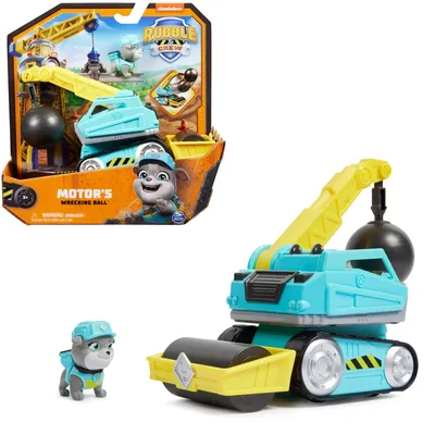 Zdjęcie produktu dla Rubble & Crew 6069659, Ciężarówka z piłką do rozbiórki, 3 lat(a), Plastik, Czarny, Niebieski, Żółty