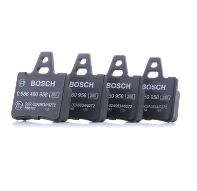 Produktbild von Bosch Bremsbelagsatz, Scheibenbremse Hinterachse 0 986 460 958
