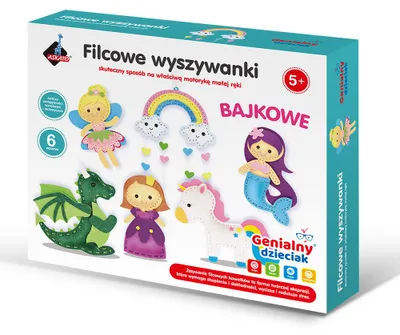 Produktbild von Filzstickerei Märchen - Kreatives Nähen für Kinder