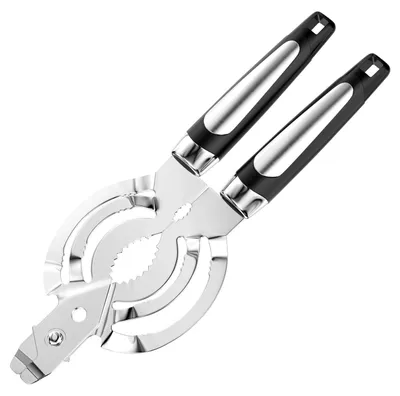 Produktbild von Dosenöffner Büchsenöffner Dosenöffner - Edelstahl - Ergonomischer Griff - Mit Aufhängeöffnung - Küche und Camping