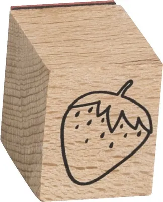 Produktbild von Stempelset Holz Früchte Packung mit 3 Stück