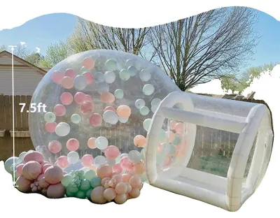Obrázek produktu pro Nafukovací dům ve tvaru bubliny, rychlé sestavení, přizpůsobitelný design, 4 m