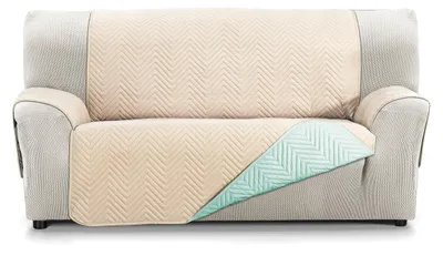 Bankovertrek Milano 2-Sitzer XL Aquamarin/Beige