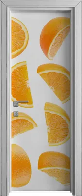 Produktbild von Tür Selbstklebende 70x210 cm Türfolie Türtapete Klebefolie -  Weiße Früchte