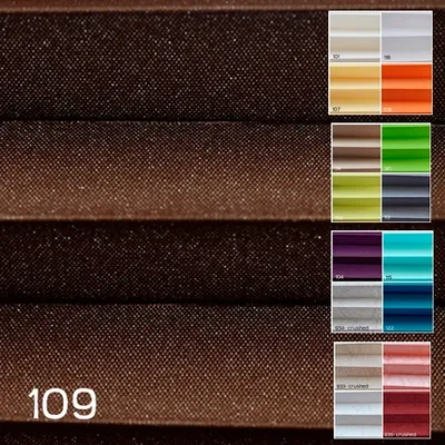Produktbild von Plissee Braun Fenster Tür  ohne Bohren BxL: 150 x 220 cm  Klemmfix Rollos