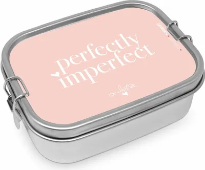 Immagine prodotto di PPD Scatola da pranzo in acciaio perfettamente imperfetta, Brotdose, Scatola da pranzo, Vesperdose, Edelstahl, 900 ml, 491334