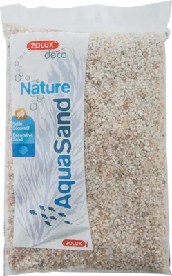 Produktbild von Dekorativer Rohsand aus weißem Quarz 1 kg "Aquasand"
